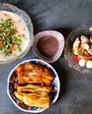 Cháo Trắng Yến Mạch Ăn Kèm Cá Ba Sa Một Nắng Chiên Giòn & Cà Pháo Mắm Tôm