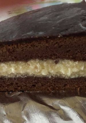 Grízes pudingos torta recept fotója