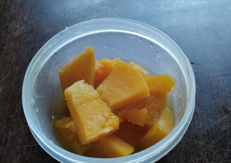 Steps to Make Simmered Butternut Squash in 10 Minutes for Mom