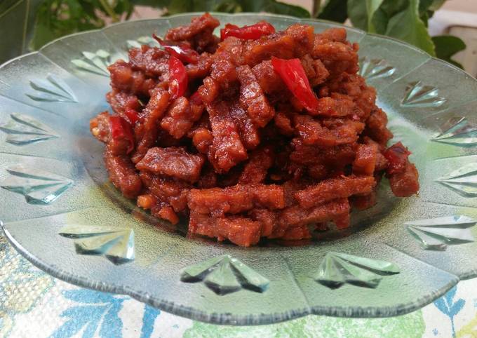 Sambal Goreng Tempe Kering