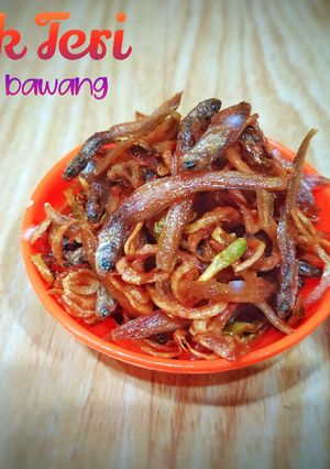 Foto resep Gesek Teri Goreng Bawang