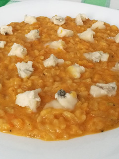 Foto di Risotto integrale con zucca e gorgonzola 😋