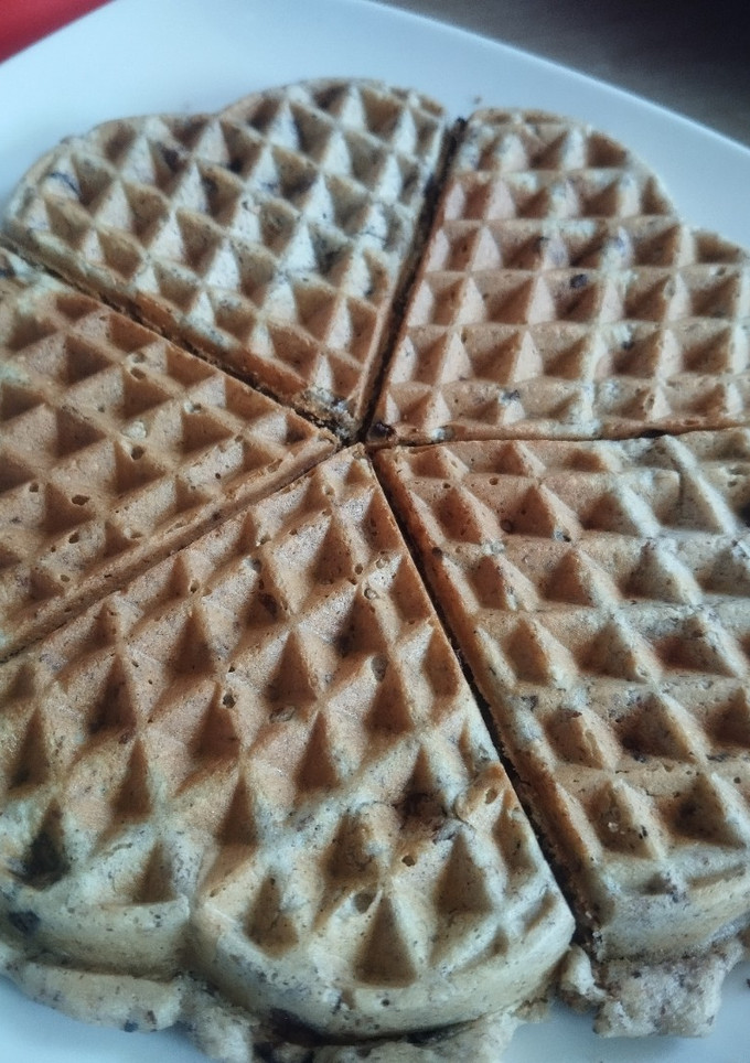 Una foto de Waffle keto estilo galleta 🍪