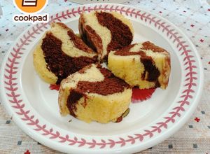 Gambar 👩‍🍳Kuih Apam Marble Kukus
