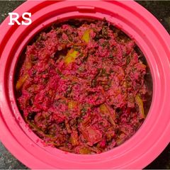 A picture of ♥️Red Amaranth Raw Mango Aviyal♥️.