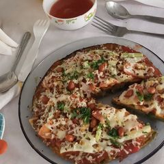 Protein Pizza A picture of Protein Pizza.