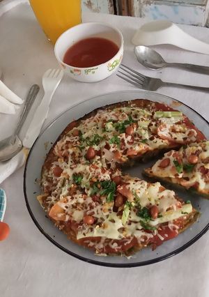 A picture of Protein Pizza.