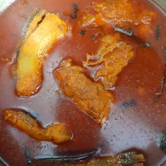 A picture of Fish curry.