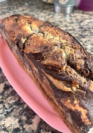 Una foto de Budín de Banana y Chocolate