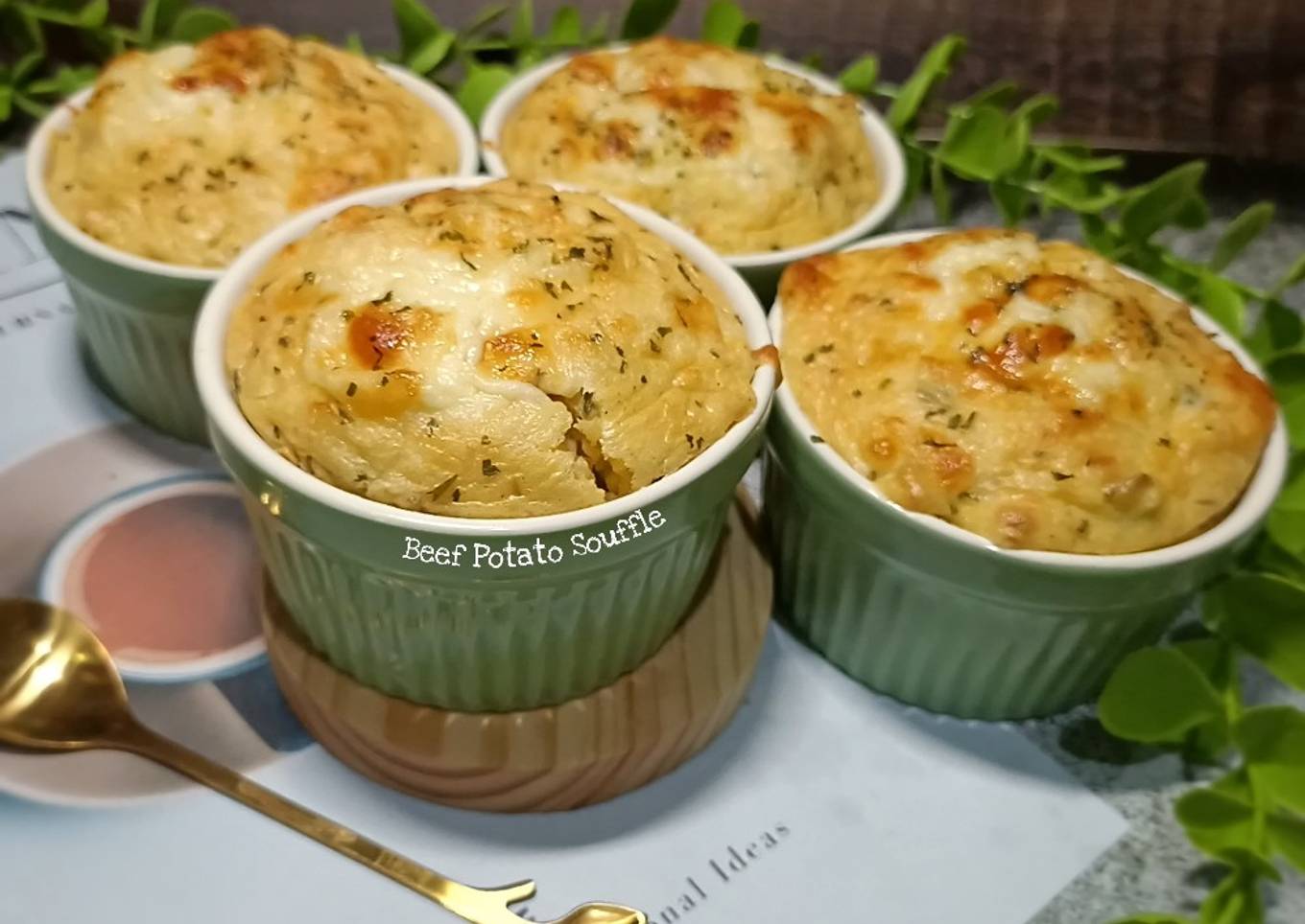 Beef Potato Souffle (Kentang panggang daging sapi)