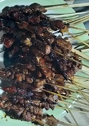 Foto resep Sate kambing bumbu kecap sederhana