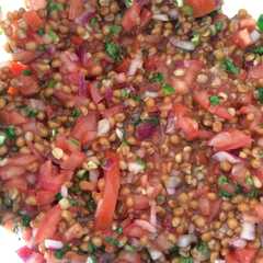 Una foto de Ceviche de trigo