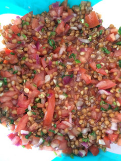 Una foto de Ceviche de trigo