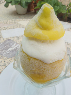 Una foto de Limón helado