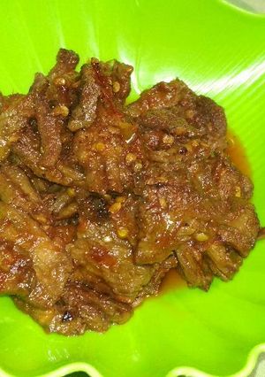 Foto resep Daging sambal terasi