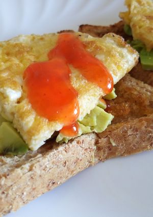 A picture of Egg Avocado Toast.