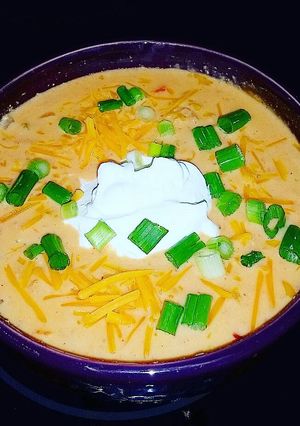 A picture of Jalapeño Popper Soup.