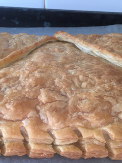 Una foto de Empanada fácil de pollo aprovechado