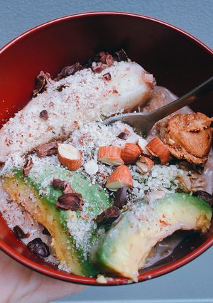 Hình của món 🥣Yến Mạch Eat Clean.