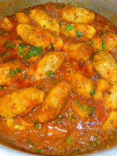 A picture of Chicken smocked kabab...