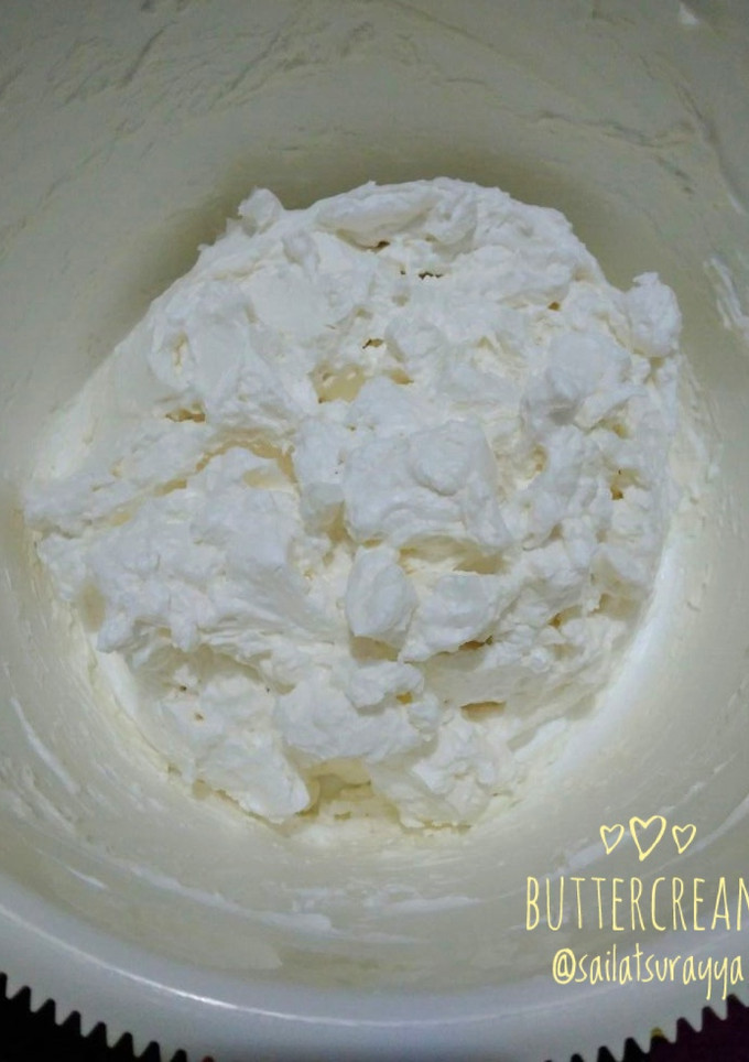 Foto resep Swiss Maringue Buttercream