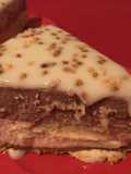 Tarta de turrón sobrante