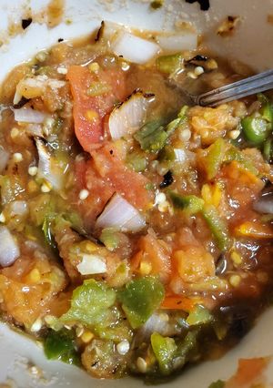 Una foto de Chile de molcajete