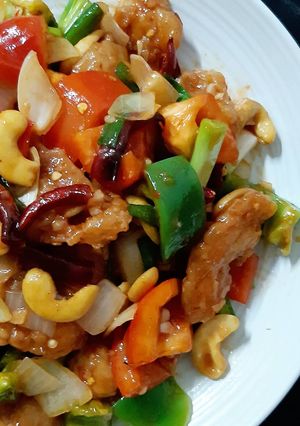 รูปของ "ไก่ผัดเม็ดมะม่วง" 🐔🥜🌶🧅Stir Fried Chicken with Cashew Nuts