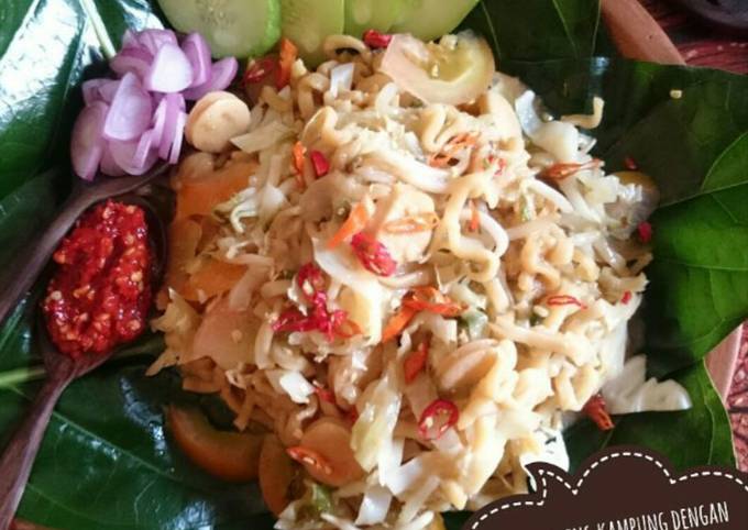 Anti Ribet, Bikin Mie goreng kampung dengan daun mengkudu Untuk Jualan