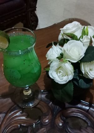 Foto resep Minuman kolang kaling rasa lemon seger