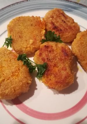 Une photo de Croquette de courge butternut
