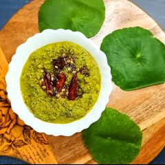 A picture of Brahmi Leaves Chutney.