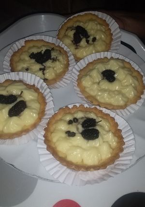 صورة لوصفة تارت بكريم ديبلومات