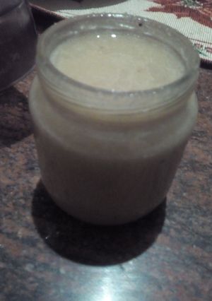 Una foto de Leche condensada con leche de arroz