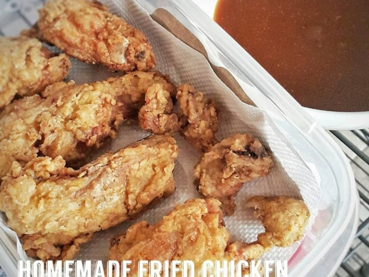 Resep Ayam Goreng Krispy dengan Saus BBQ Anti Gagal