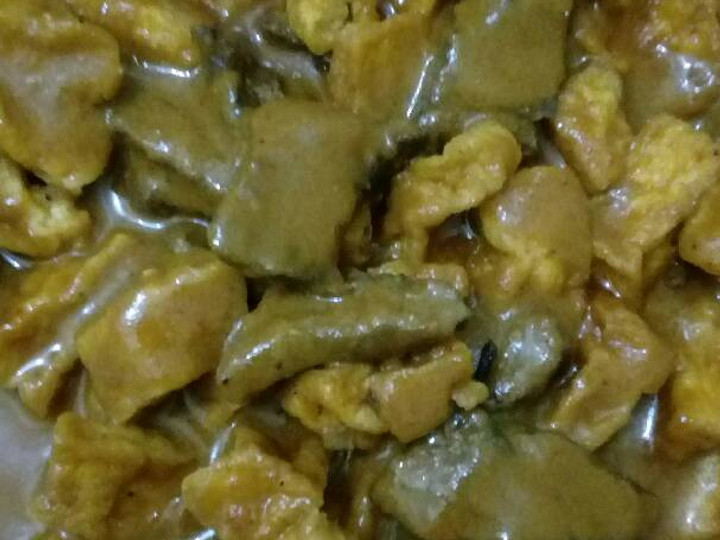 Resep: Krengsengan daging+tahu Enak