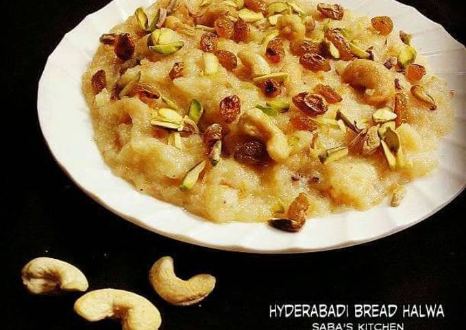 Hyderabadi Bread Halwa