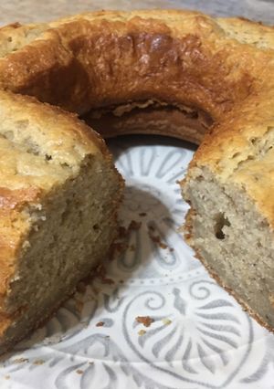 Una foto de Torta de banana económica y fácil