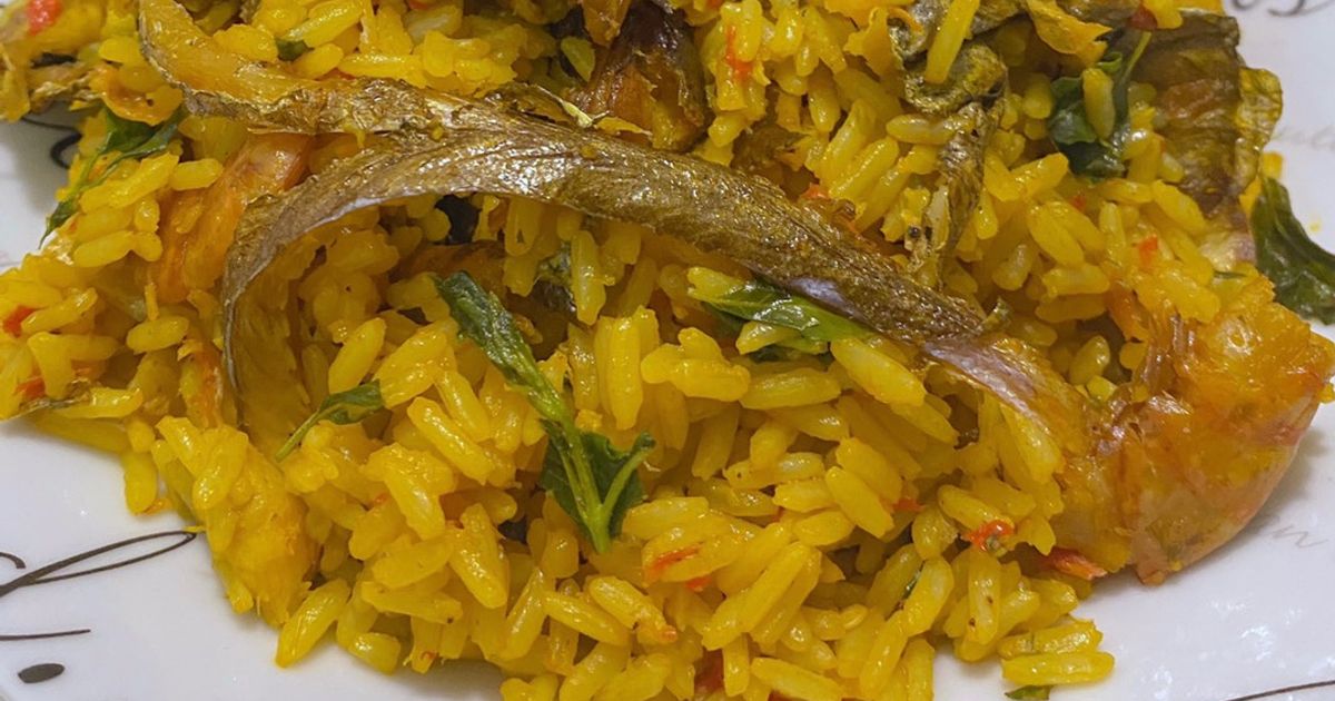 Palm Oil Rice Recipe by Cookingwithseki - Cookpad