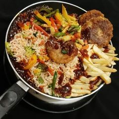 A picture of Veg Sizzler In Tawa.
