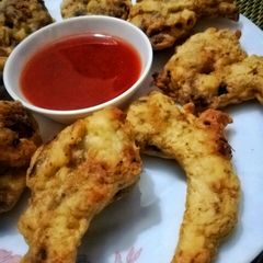 A picture of Fried mutton chops.