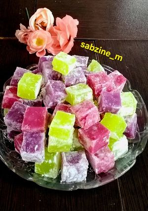 عکسی از دستور راحت الحلقوم های رنگارنگ