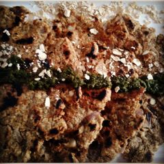 A picture of Oats sattu paratha.
