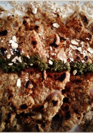 A picture of Oats sattu paratha.