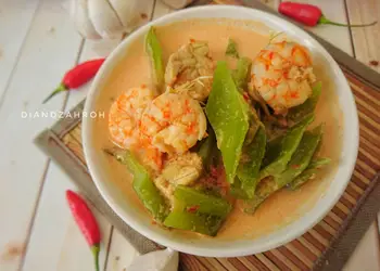 Masakan Unik Sayur santan Udang Kecipir Gurih Mantul