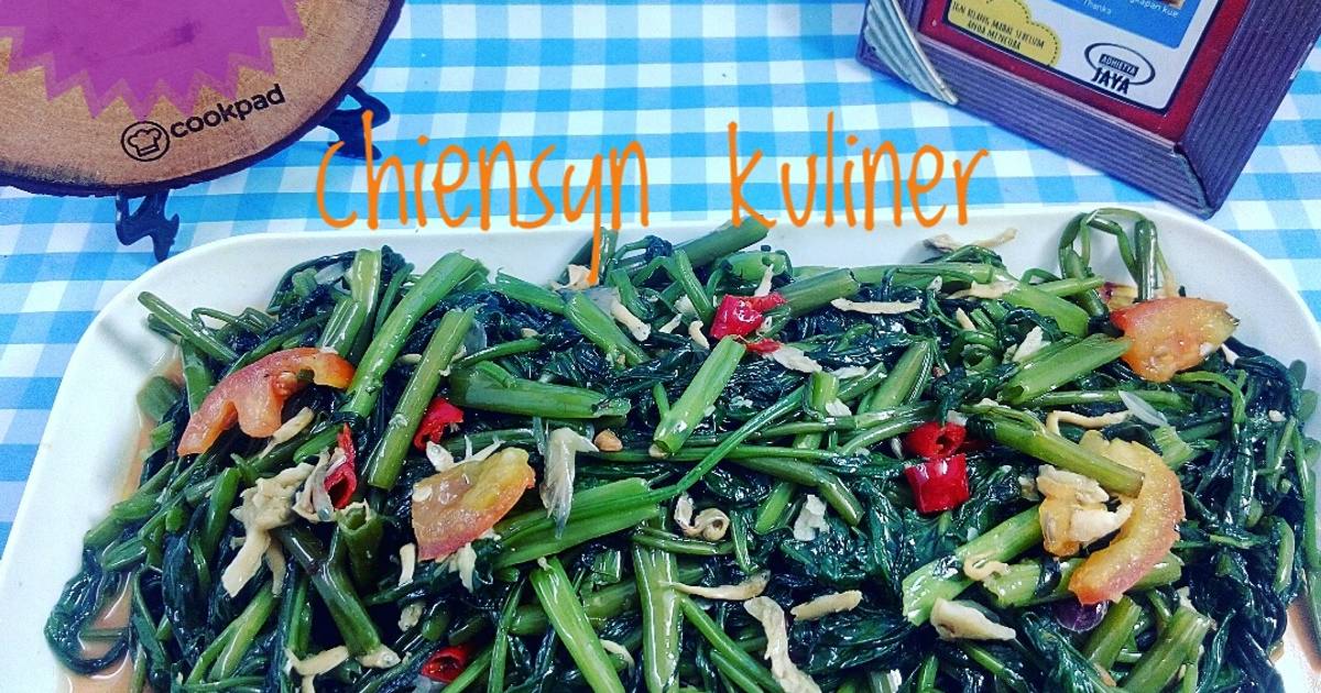 Resep Tumis Kangkung Teri Oleh Chiensyn Kuliner Cookpad