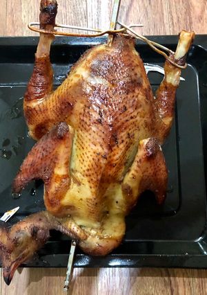 Hình của món Gà nướng kiểu Thái.