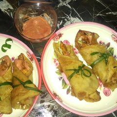 A picture of Bandu khan Paratha Chicken Rolls.