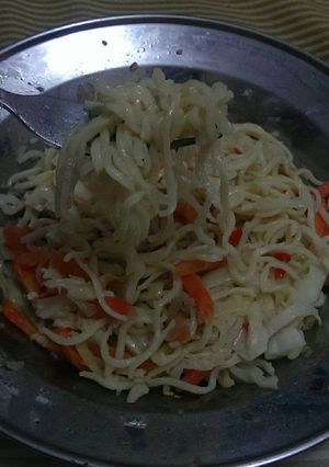 Foto resep Mie Goreng Nyemek Kaldu Ayam