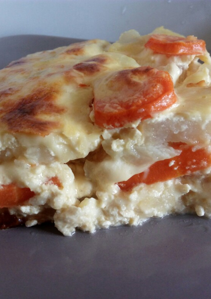 Una foto de Papas a la crema
